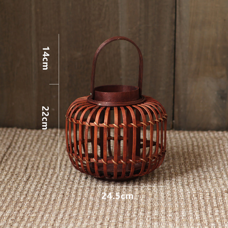 Elegant lantern made of braided material Stornfield