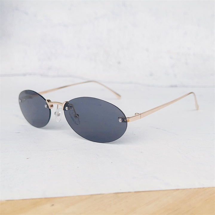 Minimalist Oval Frame Glasses Stornfield