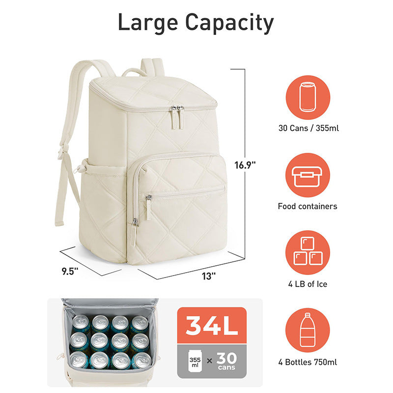 Stylish backpack with practical lid Stornfield