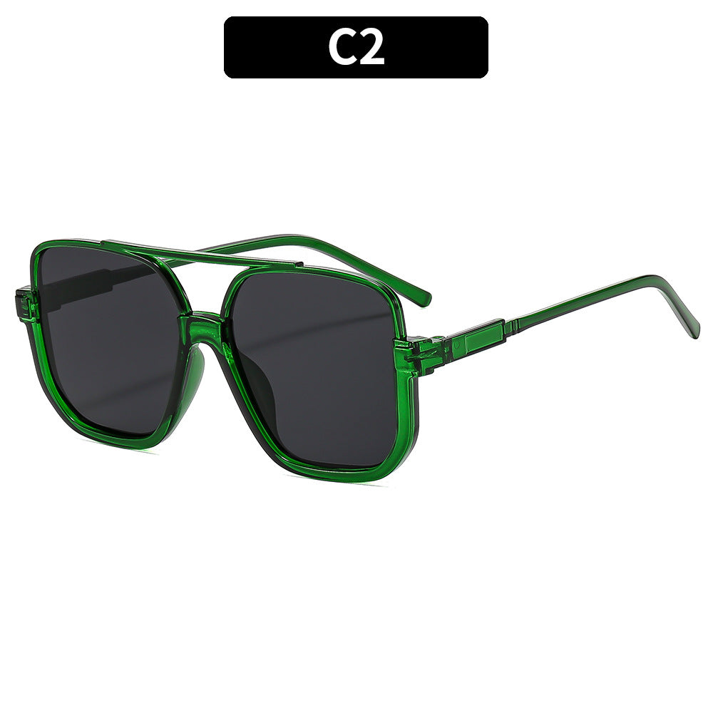 Contemporary Oversized Square Sunglasses