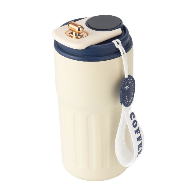 Ladies insulated coffee mug with practical grip loop Stornfield