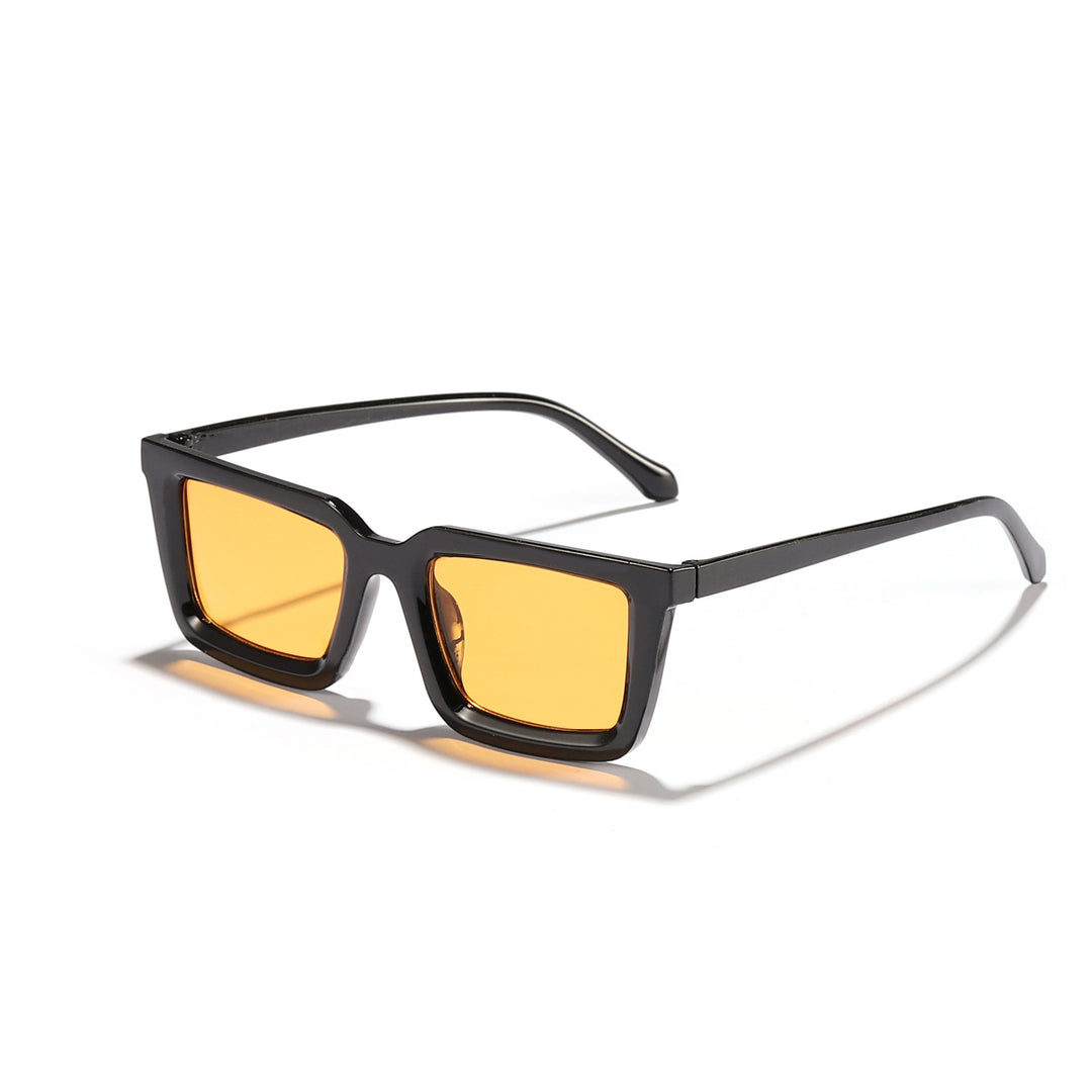 Women's modern square sunglasses with mirrored lenses Stornfield