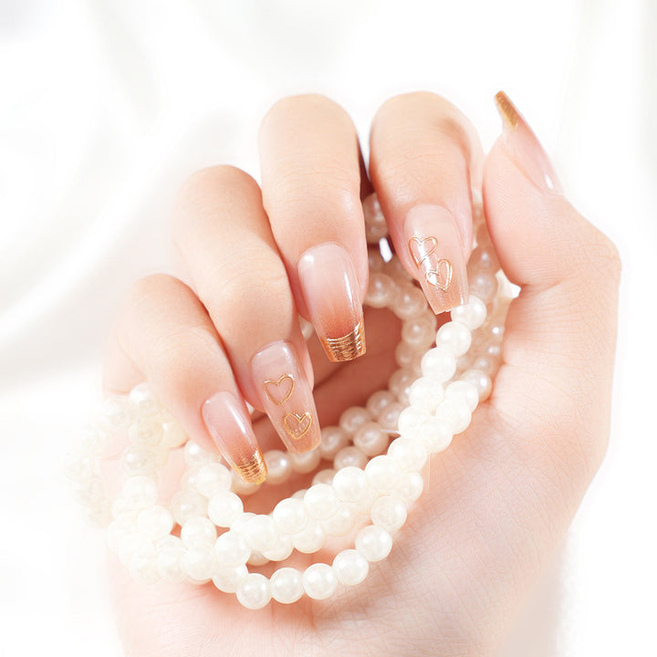 Intricate Nail Art Press-On Tips Stornfield