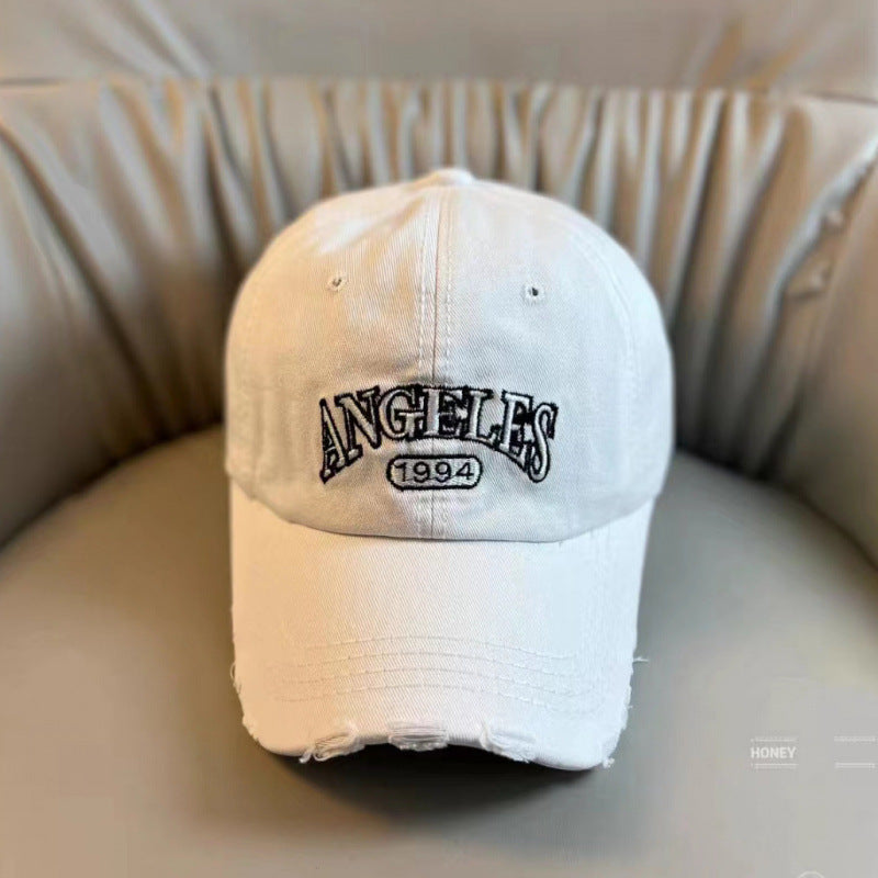 Women's Distressed Vintage-Style Adjustable Baseball Cap Stornfield