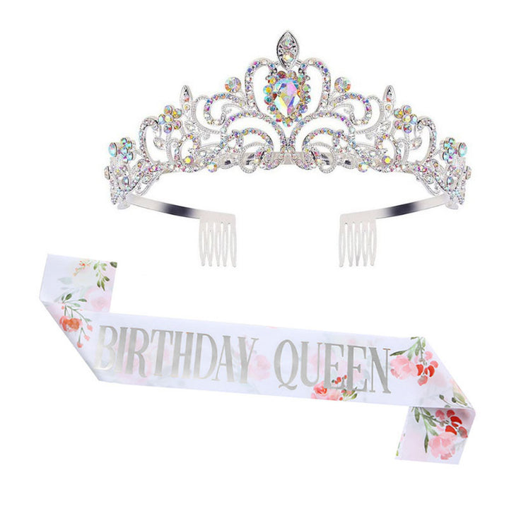 Women's Festive Crown with Elegant Sash Stornfield