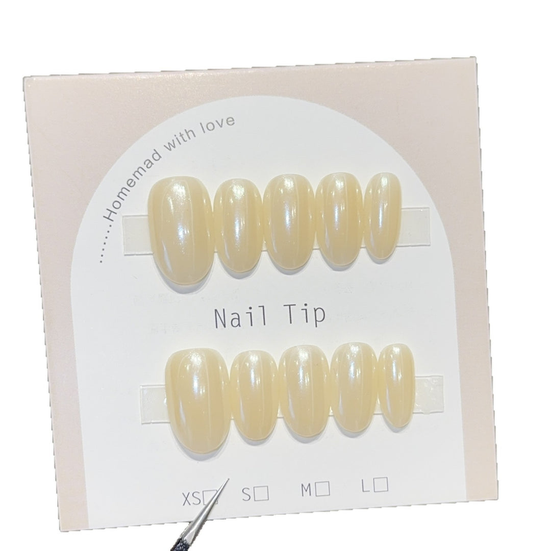 Artificial Nail Tips with Natural Shine Stornfield