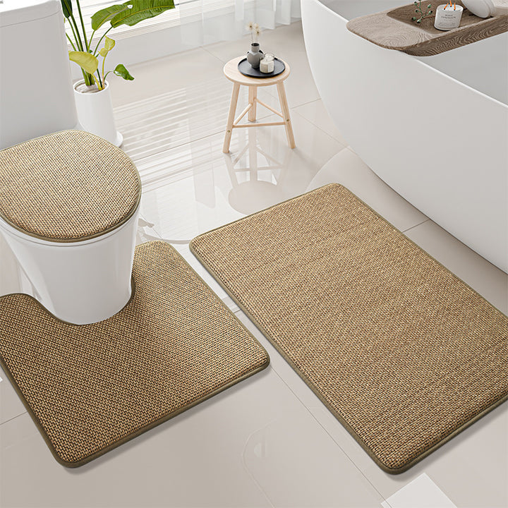 Eco-Friendly Textured Bath Mat Set