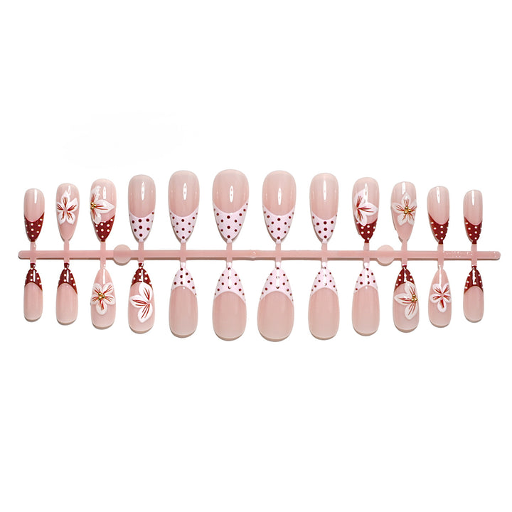 Elegant Decorative Press-On Nail Set