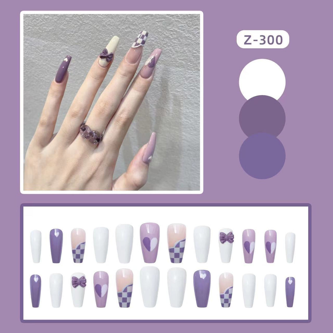 Sparkling Rhinestone Press-On Nail Set Stornfield