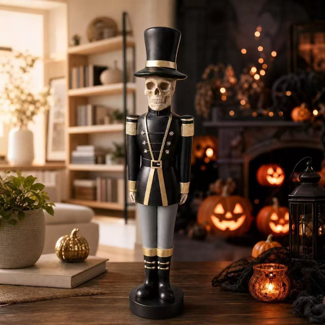 Decorative skeleton figure in military look Stornfield