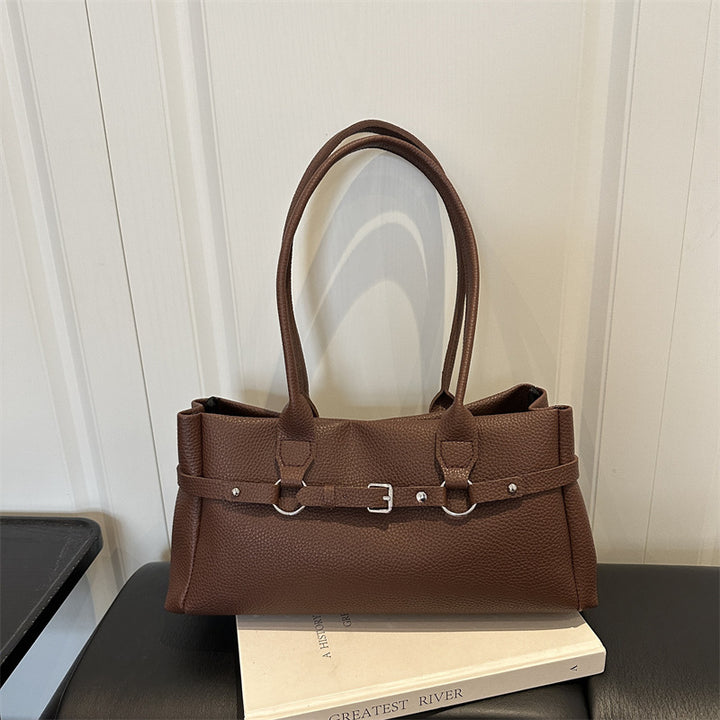 Structured Leather Handbag