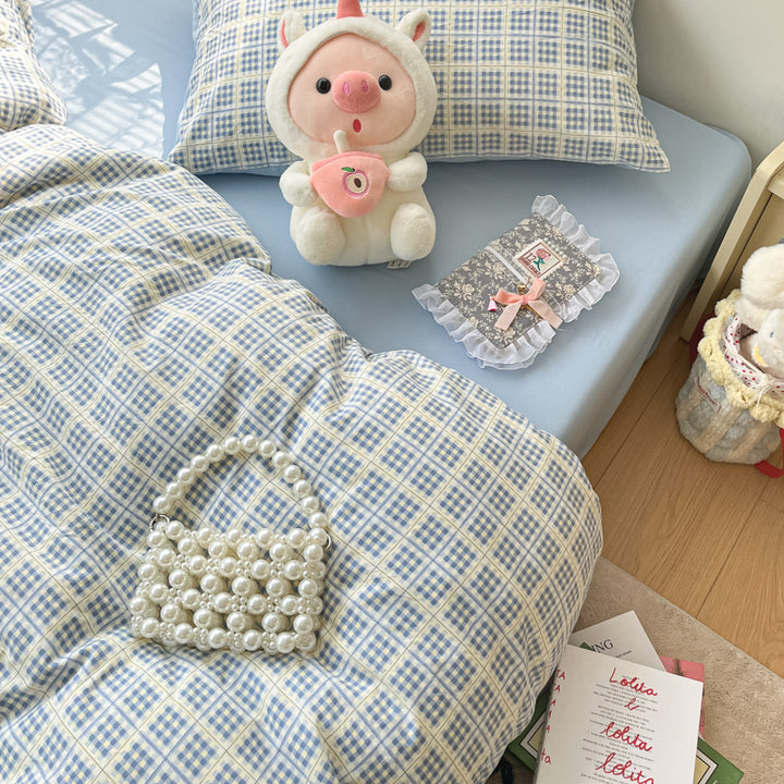 Children's Whimsical Cartoon-Themed Bedding Set