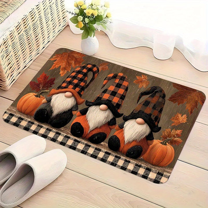 Autumn-Themed Decorative Mat