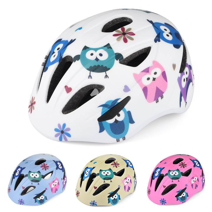 Children's Playful Owl Design Safety Helmet Stornfield