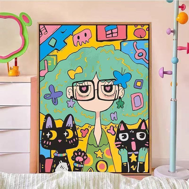 Colorful Abstract Canvas Art Stornfield