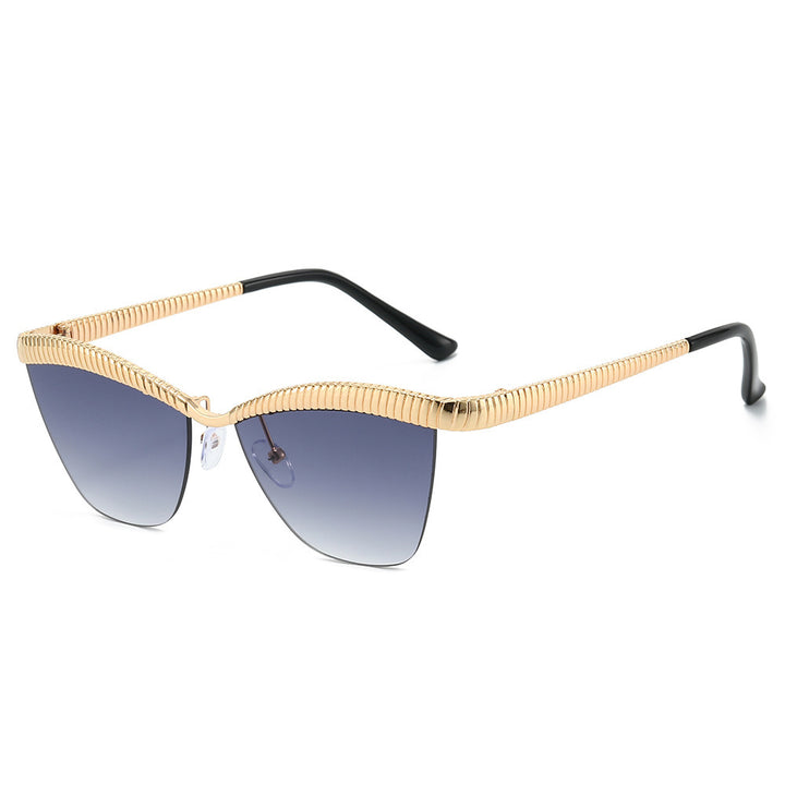 Modern Cat-Eye Sunglasses with Decorative Textured Frames Stornfield