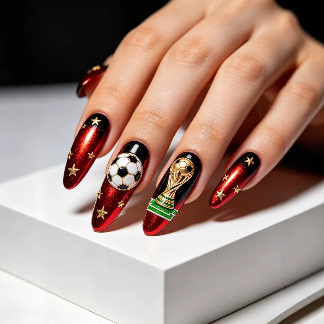 Football Inspired Nail Art Stornfield
