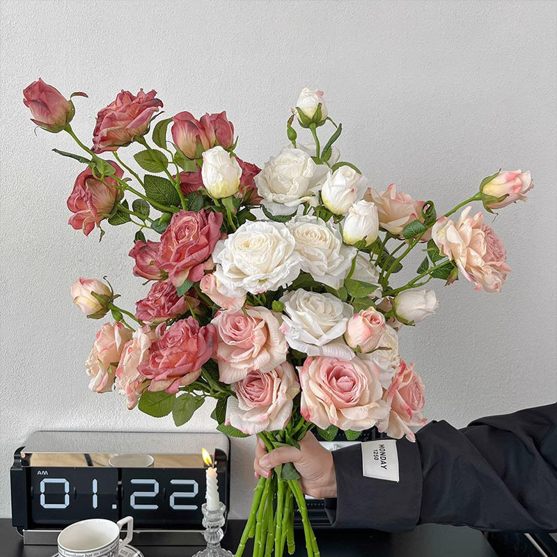 Lifelike Rose Floral Arrangement