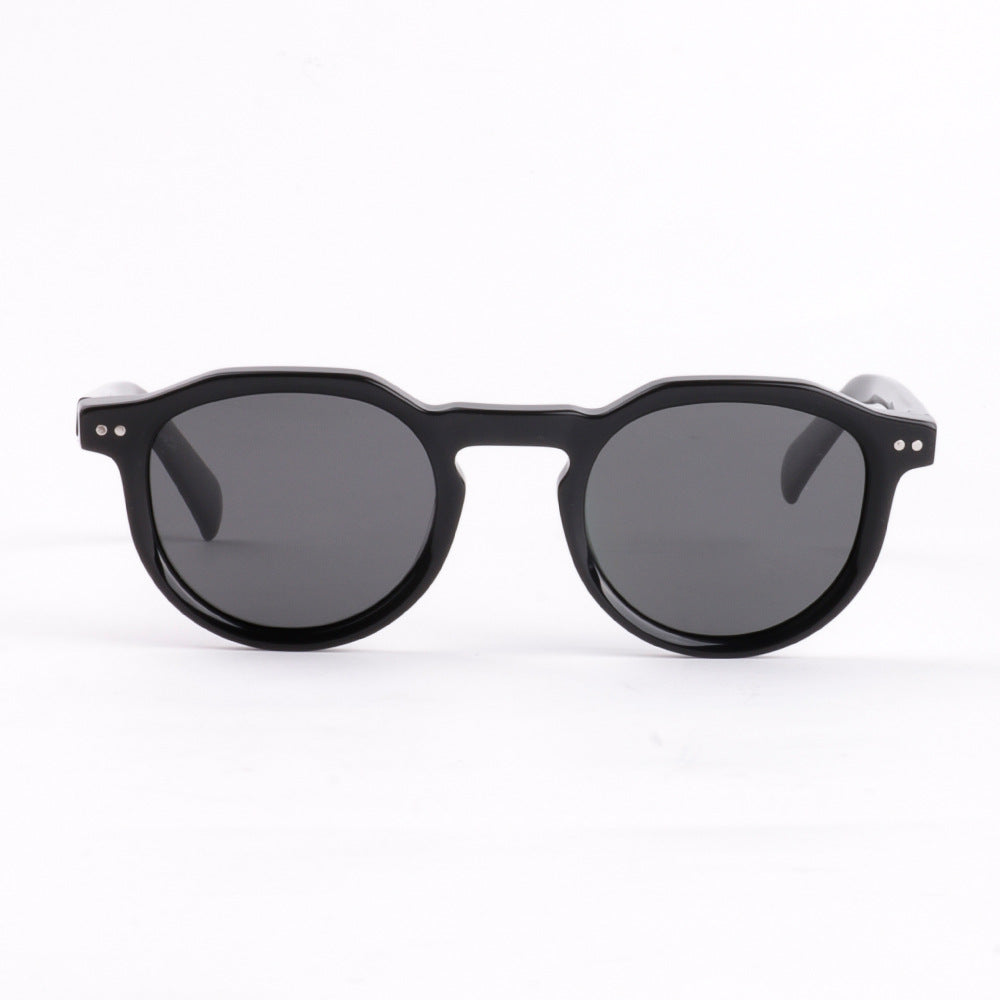 Ladies' fashionable sunglasses with stylish round frame and UV protection Stornfield