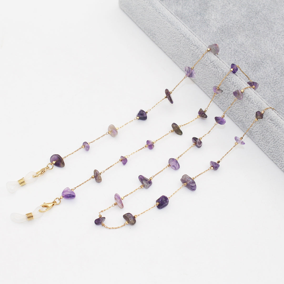 Elegant Crystal-Embellished Eyewear Chain Stornfield