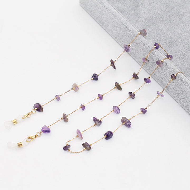 Elegant Crystal-Embellished Eyewear Chain Stornfield