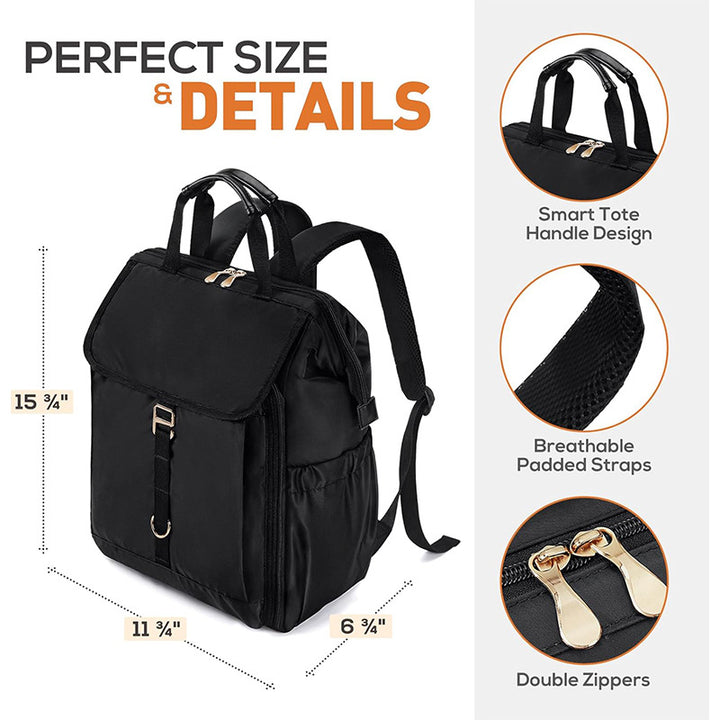 Versatile and Stylish Backpack with Insulated Compartment Stornfield