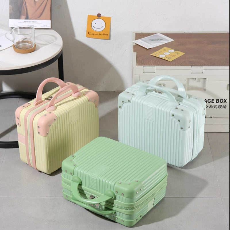 hard-shell cosmetic travel case with double top handles and reinforced corner protectors Stornfield