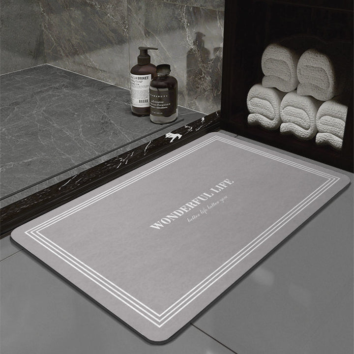 Artistic Abstract Bath Mat