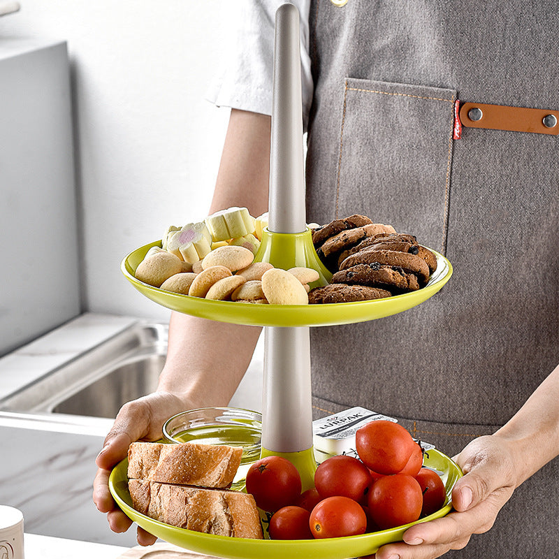 High-Quality Two-Tier Serving Stand Made of Porcelain Stornfield