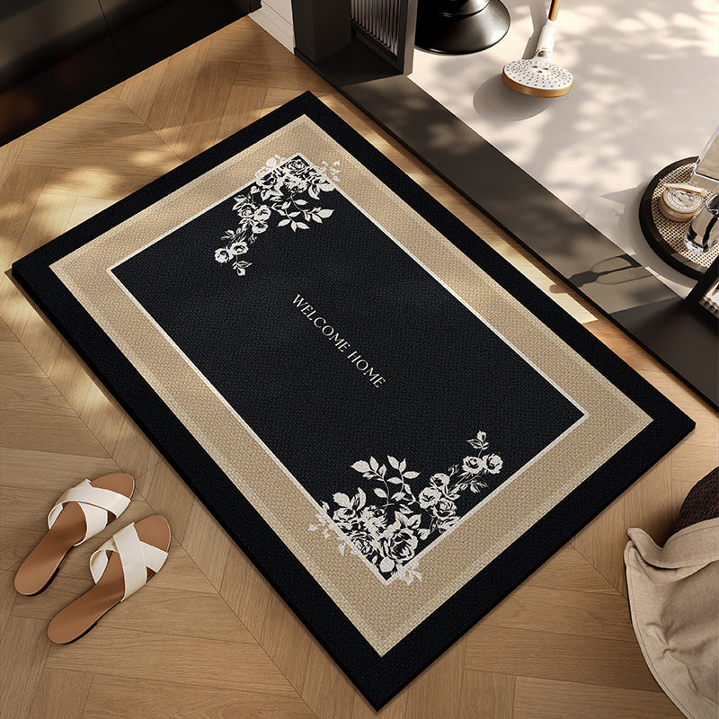 Checkerboard Patterned Entryway Mat Stornfield