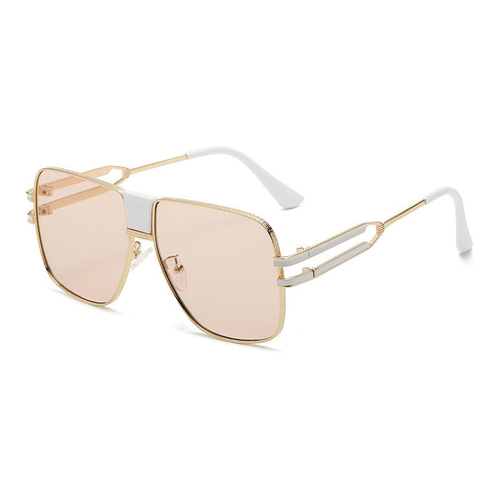 Women modern square sunglasses with elegant metal frame Stornfield