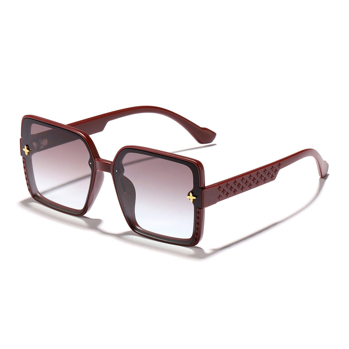 Women's fashionable square sunglasses with embellished frame Stornfield