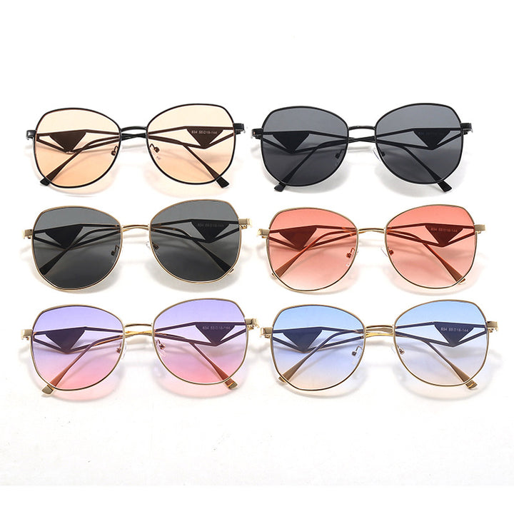 Women's fashionable geometric sunglasses with unique frame Stornfield