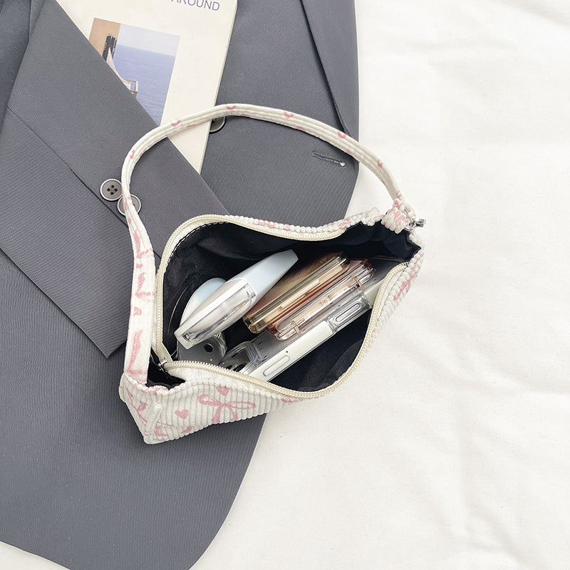 Cute Bow-Patterned Micro Crossbody Bag