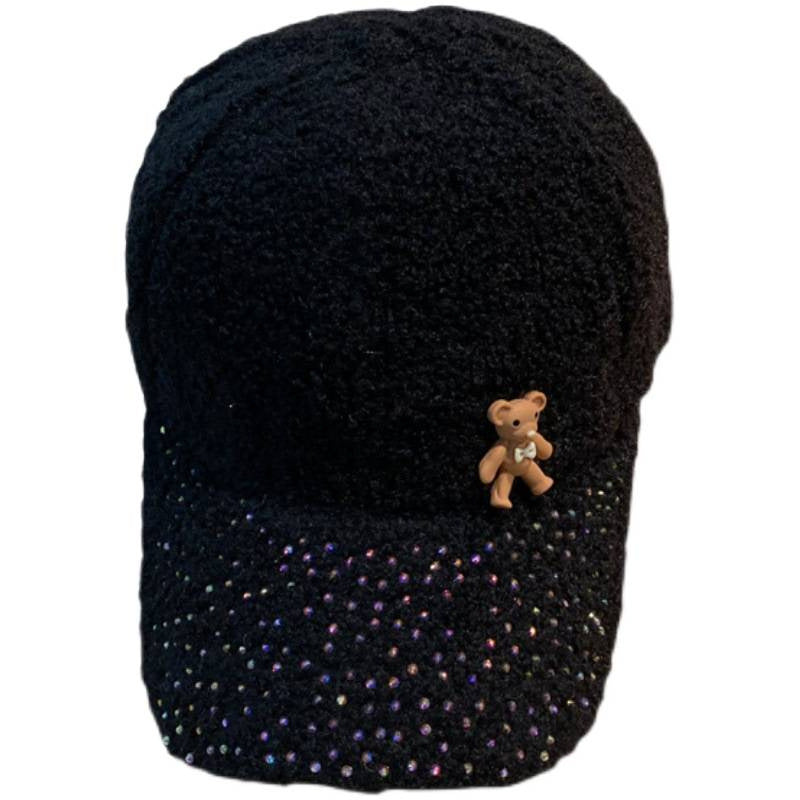 Women's Shimmering Fuzzy Baseball Cap Stornfield