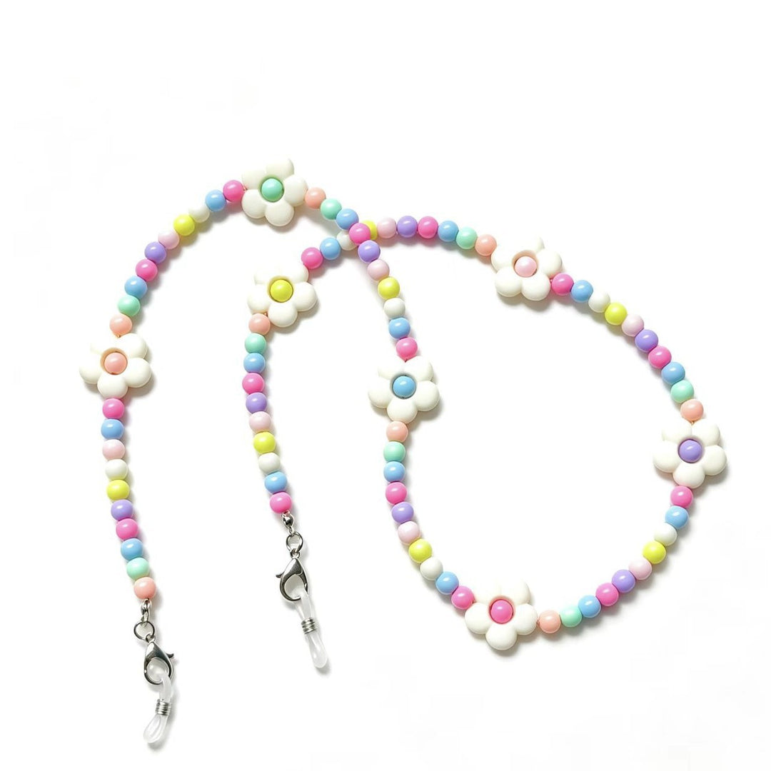 Playful glasses holder chain with floral patterns Stornfield