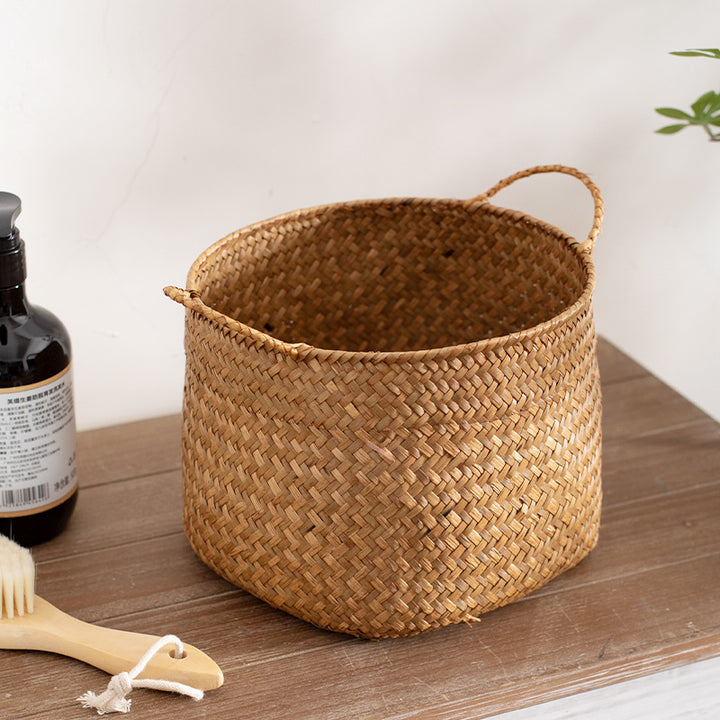 Unisex Stylish Storage Baskets made of Handwoven Natural Material Stornfield