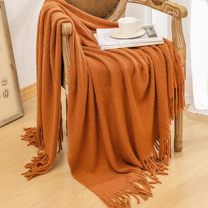 Ladies cozy knit blanket Stornfield