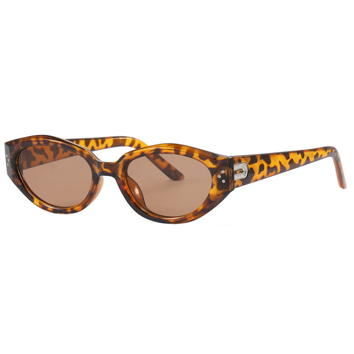 Ladies' trendy sunglasses with animal print and stylish frame Stornfield