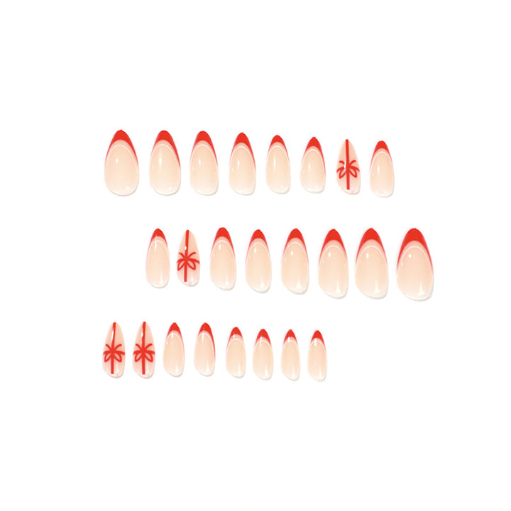 Elegant Nail Extensions with Christmas Design Stornfield