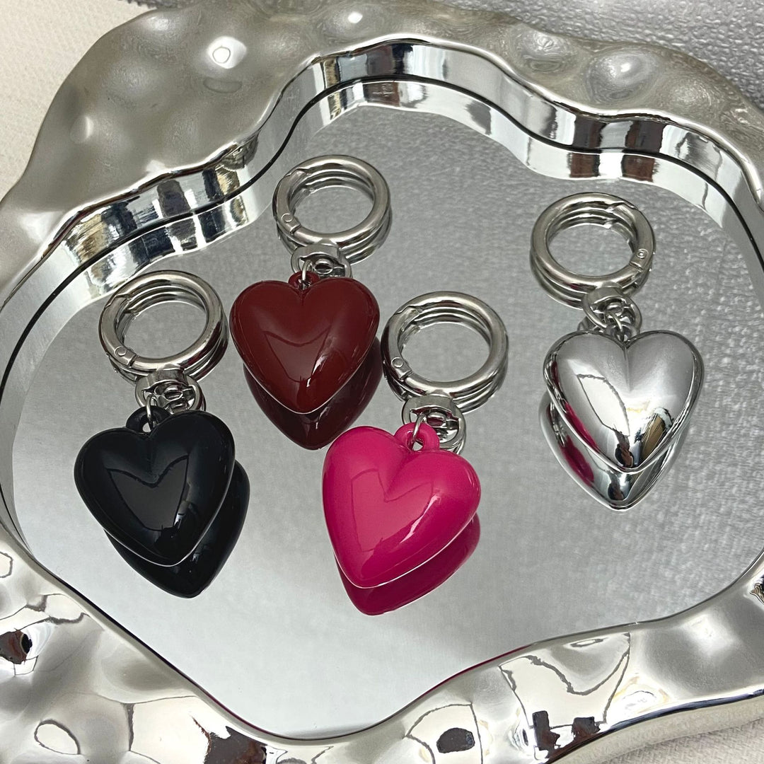 Heart-Shaped Charm Keychain Stornfield