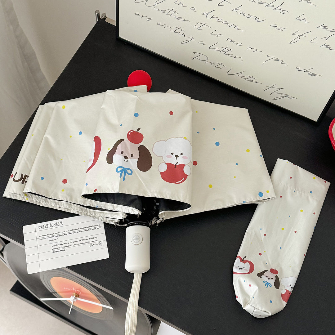Ladies Folding Umbrella with Playful Design Stornfield