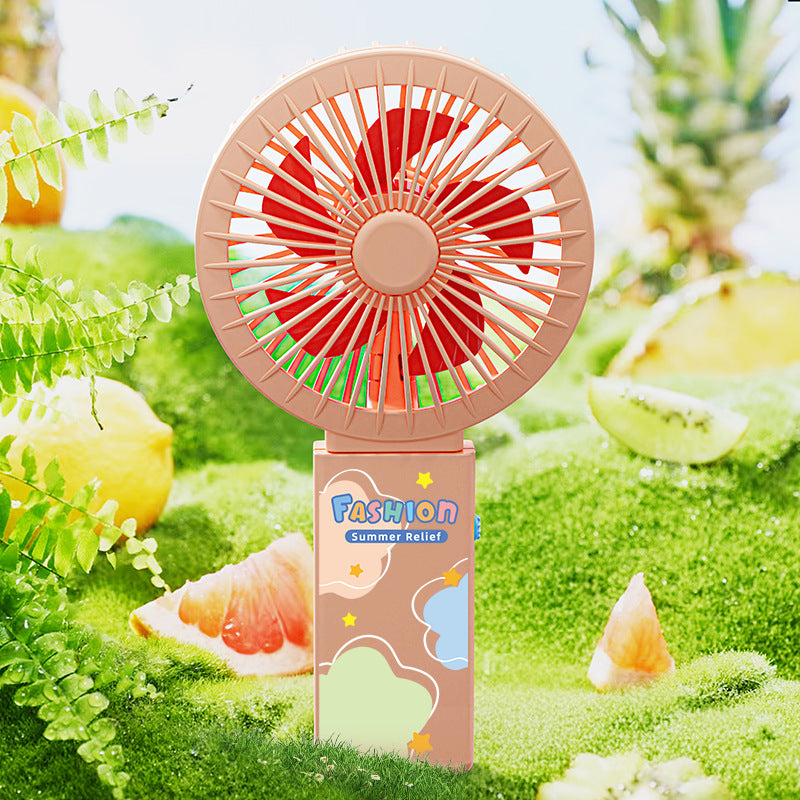 Women's Portable Mini Fan with Decorative Design Stornfield