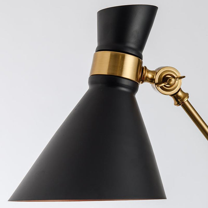 Mid-Century Modern Desk Lamp with Adjustable Shade