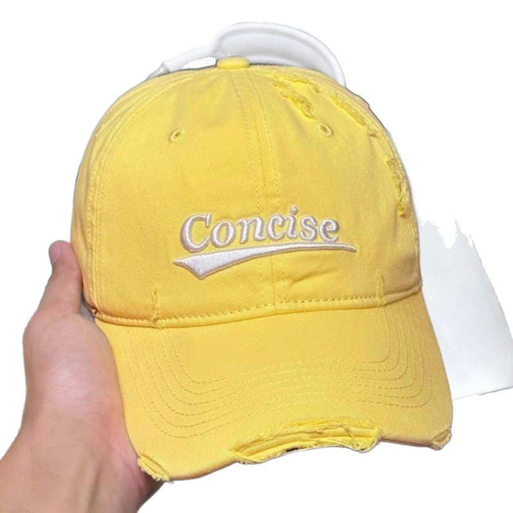 Women's Distressed Casual Cotton Cap Stornfield