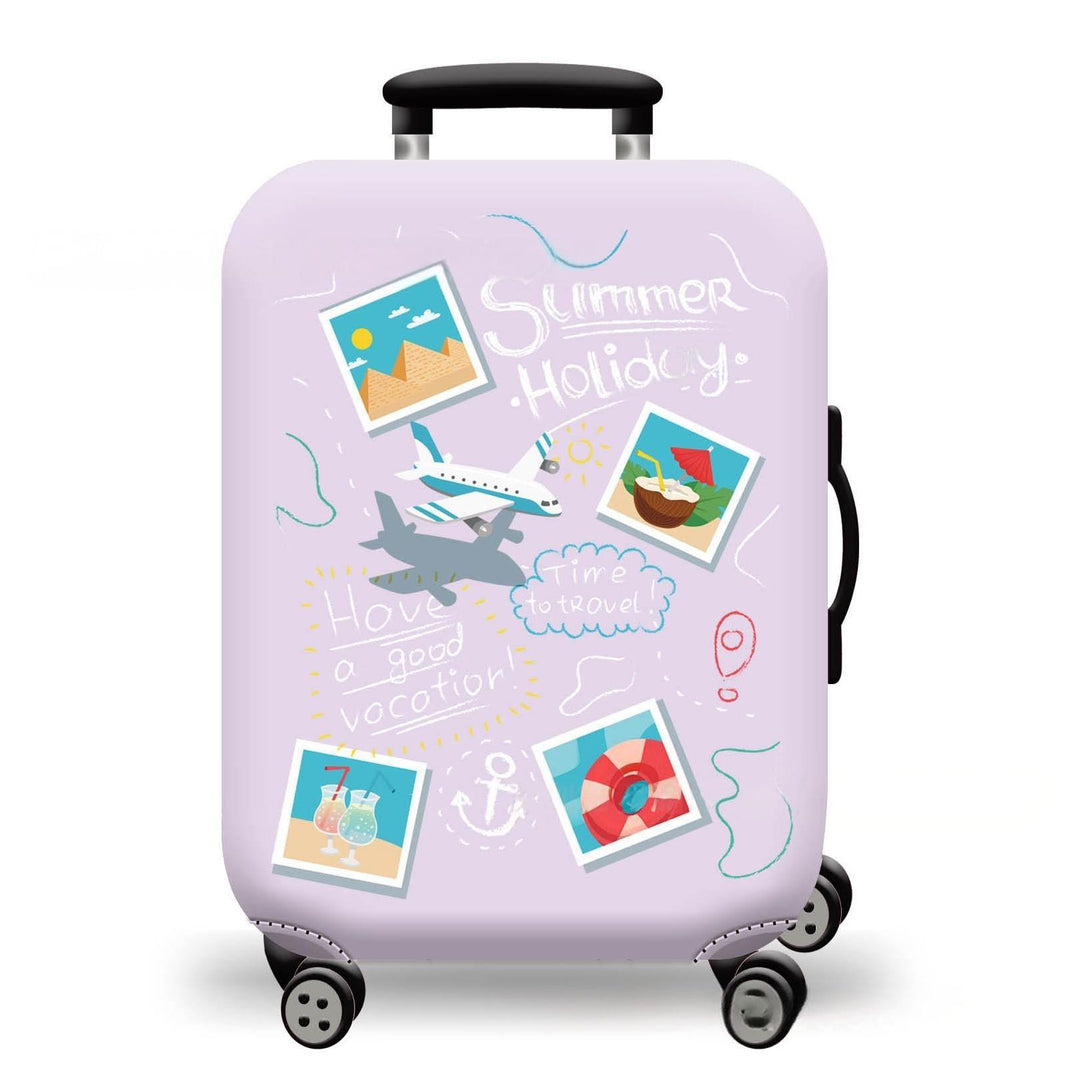 Unisex Hard-shell suitcase with stunning mountain landscape design Stornfield