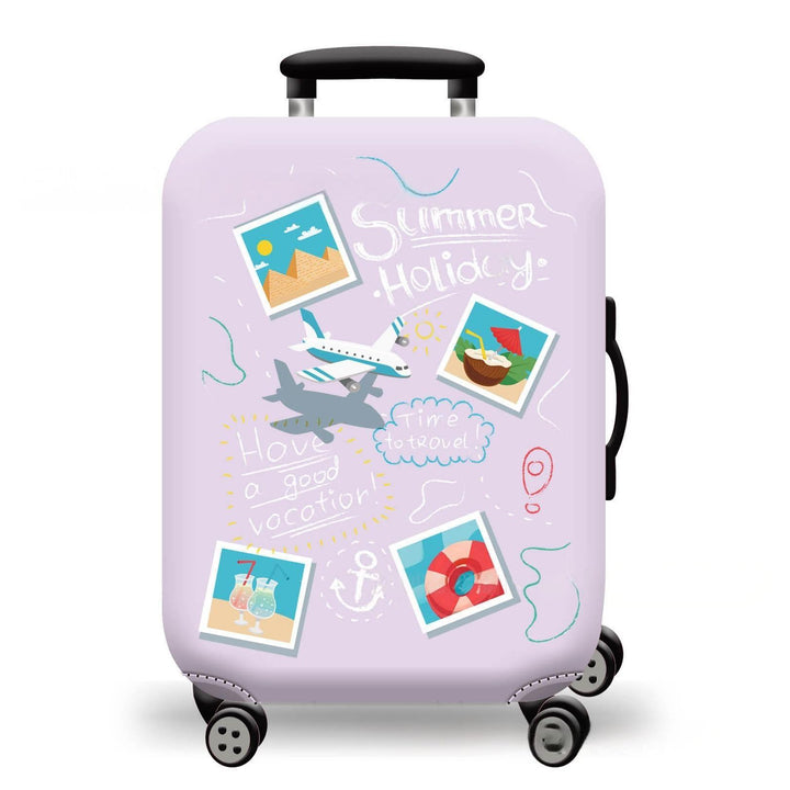 Unisex Hard-shell suitcase with stunning mountain landscape design Stornfield