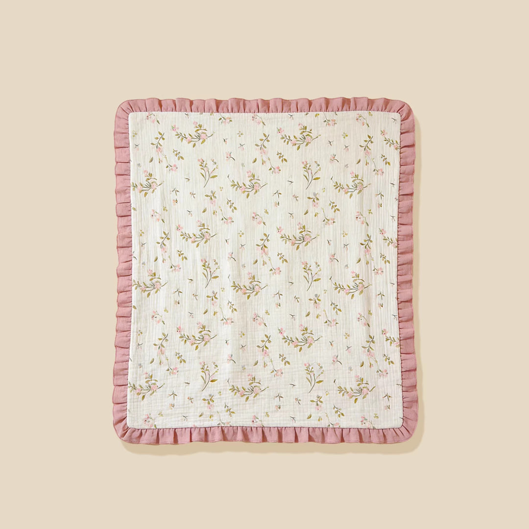 Soft Muslin Baby Blanket with Frill Edging Stornfield