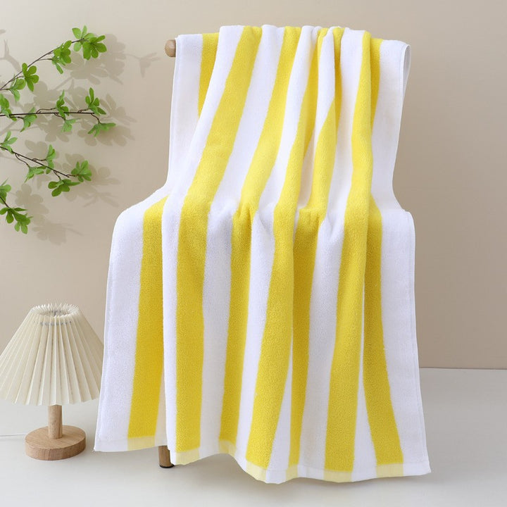 Terry Bath Towel With Vivid Stripe Pattern Stornfield