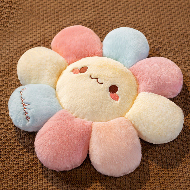 Plush cushion in flower shape Stornfield